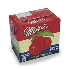 PURE DE TOMATE MORA 520G