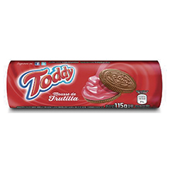 TODDY GALLETITAS MOUSE DE FRUTILLA X 115GR