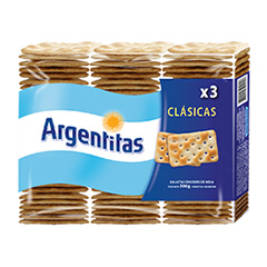 Galletas Argentitas X 3 Saladas 290Grs