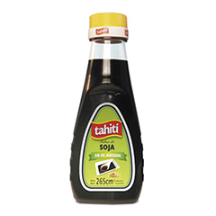 Salsa Soja Tahití 265 (sin sal agregada)
