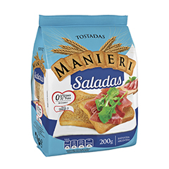 Tostadas Manieri Saladas x 200 Gr