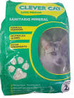 piedra sanitaria mineral para gatos clever cat x2kg