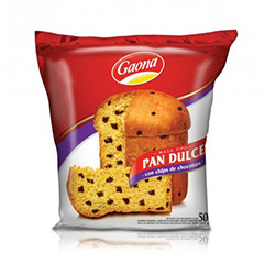 Pan Dulce Gaona con Chips X 500Gr