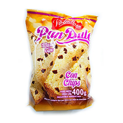 PAN DULCE VALENCIANO C/CHIPS X 400G