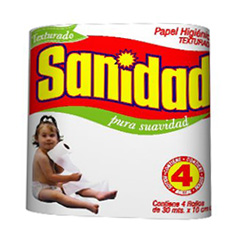 PAPEL HIGIENICO SANIDAD X 4