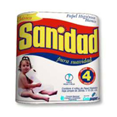 Papel Higienico Sanidad Clásico X 4Un