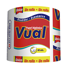 Papel Higiénico Vual x 1 unidad