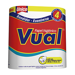 Papel Higienico Vual X4 X50M