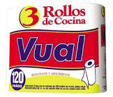 ROLLO DE COCINA VUAL PLUS X3