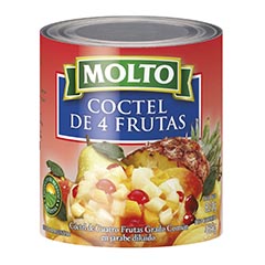 COCTEL DE FRUTAS MOLTO 4 FRUTAS 820G