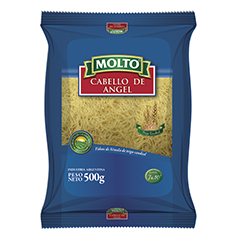 Fideos Cabellos De Angel De Semola De Trigo Candeal Molto 500 Gr