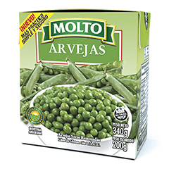 ARVEJAS MOLTO TETRA RECART 340 GR