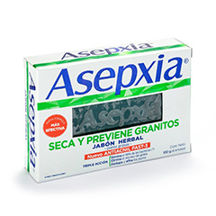 Jabon Tocador Herbal Asepxia 100 Gr