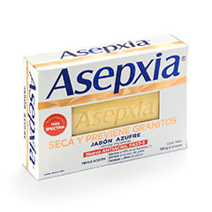 Jabon Tocador Azufre Asepxia 100 Gr