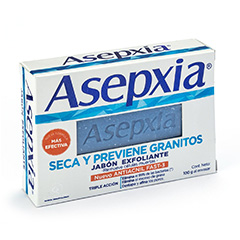 Jabon exfoliante Asepxia 100Gr
