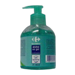Alcohol En Gel Con Aloe Vera Carrefour 250 Cc