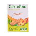 Barras De Cereales Con Durazno Carrefour 6 Un