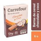 Barras De Cereales Con Chocolate Y Coco Carrefour 6 Un