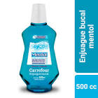 Enjuague Bucal Mentol Carrefour 500 Ml