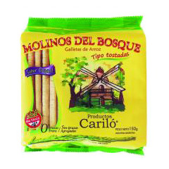 GALLETAS DE ARROZ MOLINOS DEL BOSQUE CARILO 150G