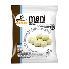 MANI CON CHOCOLATE BLANCO MANIKING X 80GR