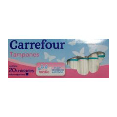 Tampones Medio Carrefour 20 Uni