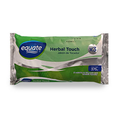 Jabon De Tocador Herbal Touch Equate 375 Gr