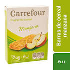 Barras De Cereales Con Manzana Carrefour 6 Un