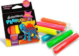 PLASTILINAS PLAYCOLOR X6 FLUO