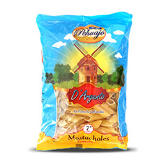 Fideos D´Argento Mostacholes x500Gr
