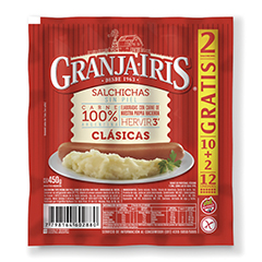 SALCHICHA GRANJA.IRIS x 12 UN