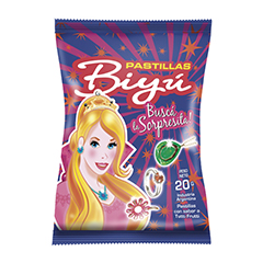 Pastillas Tutti Frutti Biyu 20 Gr