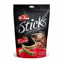 Sticks Carne Asada Dr Zoo 200 Gr