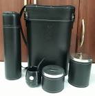 Porta Termo Decorado Cuero