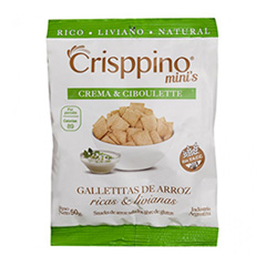 GALL.ARROZ CRISPPINO MINIS CIBOULETTE 50G