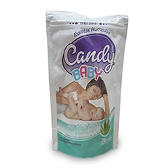 Toalla Humeda Candy Baby Aloe Vera X 70