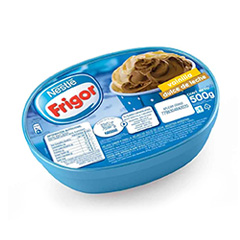 Helado De Dulce De Leche Y Vainilla Frigor 500 Gr