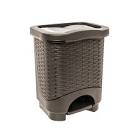 tacho ratan grande marron 