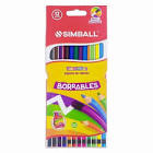 12 lapices de colores Simbal Grande 