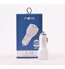 CARGADOR INOVA 2USB 3.4A CAR12-06 