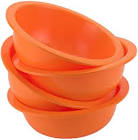 tazon de ceramica naranja 